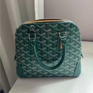 Goyard Emerald Green Satchel